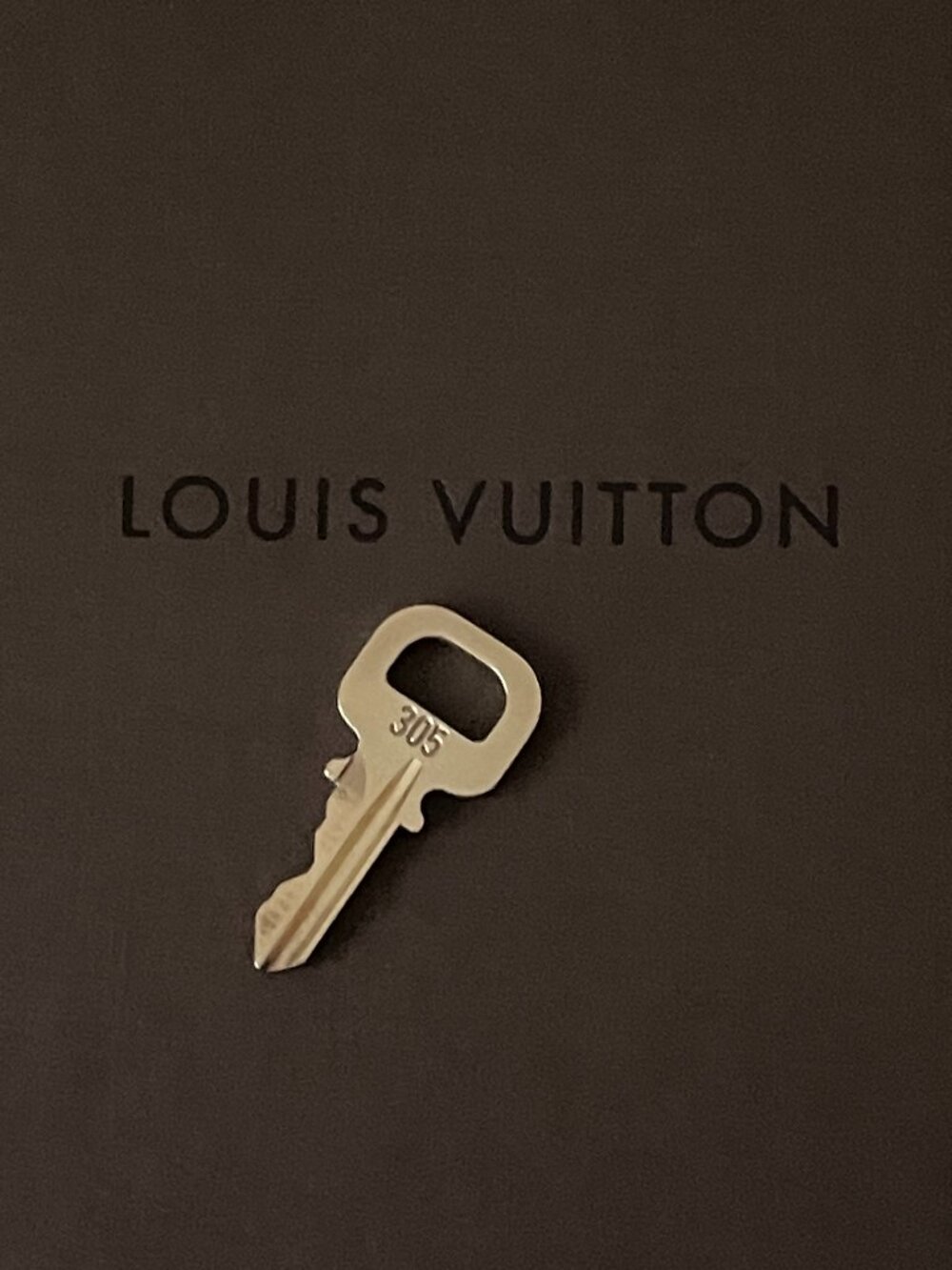 LOUIS VUITTON Brass Key 305 for Padlock